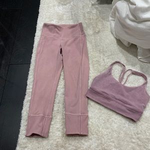 Lululemon Ribbed Whnder Under  21” legging